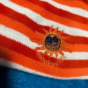 2001 Sundown Orange Beanie